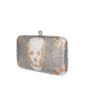 Sylvia Toledano a la vie crystal clutch skull